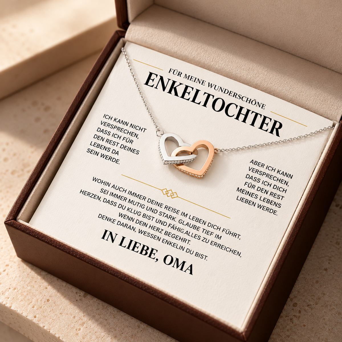 Für Meine Enkeltochter - Herz-Halskette